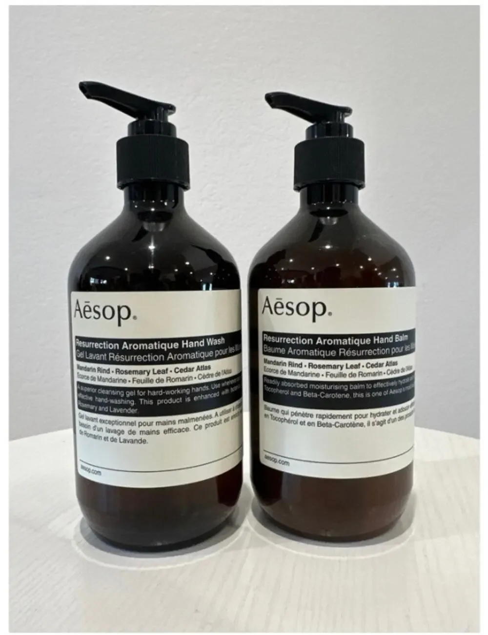 Aēsop Resurrection Aromatique Hand Wash + Balm (2)